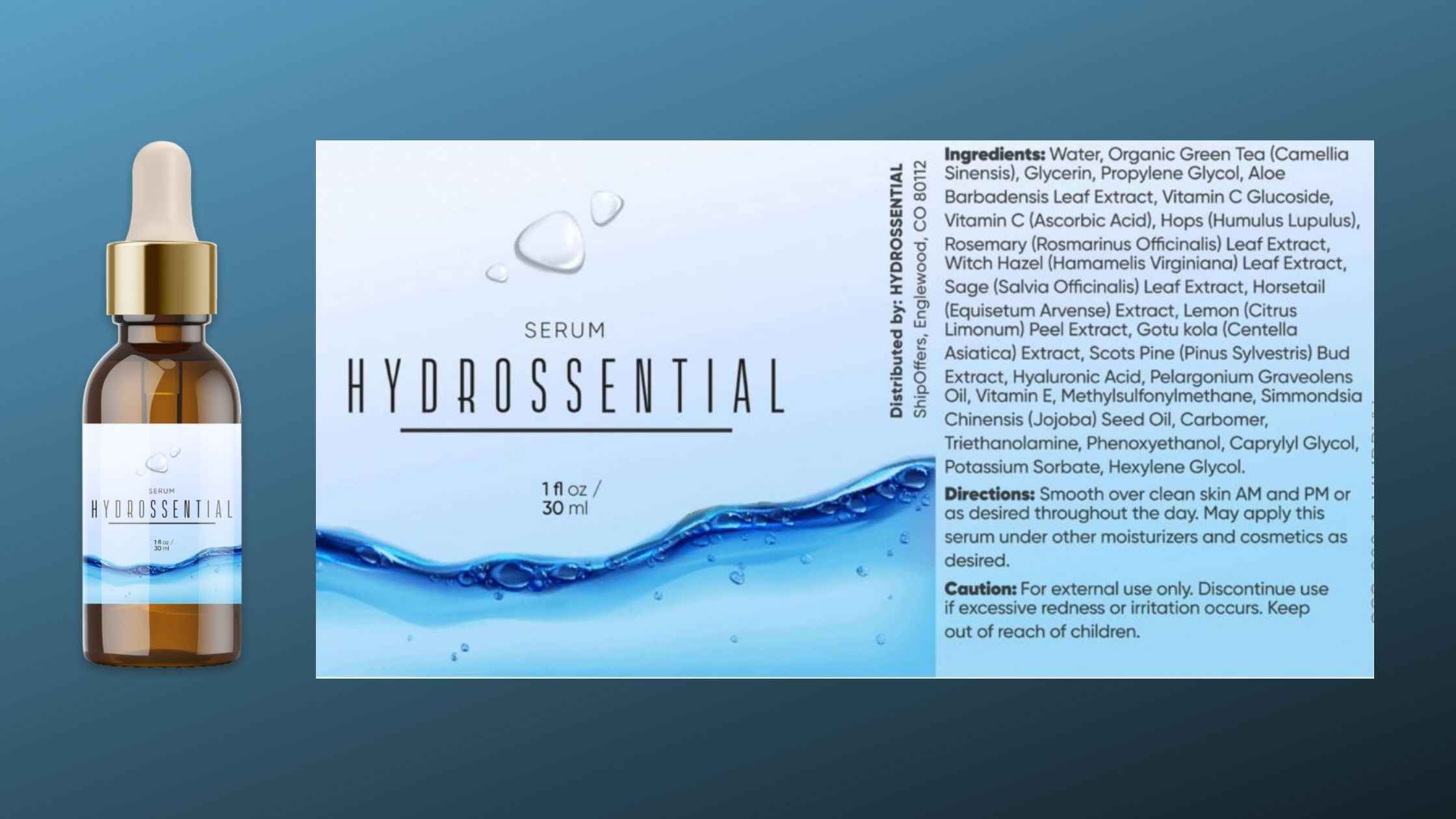 Hydrossential Supplement Fact